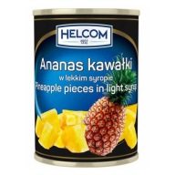 Helcom Ananás kúsky v sirupe, 580 ml