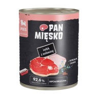 Pan Mięsko mokré krmivo pre psov Turecko s hovädzím mäsom pre šteňatá 800g