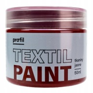PROFIL farba na svetlé látky 50ml bordová