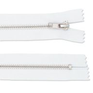 Pevný kovový zámok 4mm 12cm ZIP C101/NIK BIELY