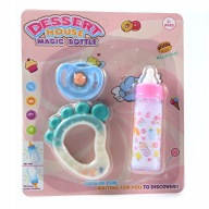 MAGICKÁ FĽAŠKA PRE BÁBIKY, cumlík, hrkálka