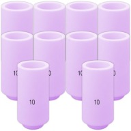 10x TIG keramická tryska #10 10n45 SR17 SR18 SR26