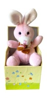 Maskot plyšové zvieratko v krabičke KRAJIČKO 13 cm