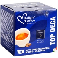 Talianska kaviareň bez kofeínu Dolce Gusto