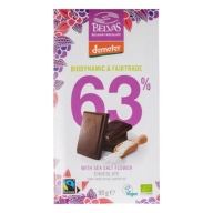 Tmavá čokoláda s morskou soľou fair trade demeter BIO 90g