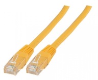 Prepojovací kábel UTP kat.6 žltý 0,25 m PVC PC-6UTPPVC-YE0,25