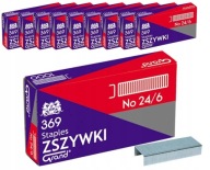 Sponky 24/6 GRAND 369 10 balení x 1000 kusov 110-1