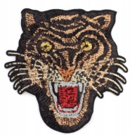 Veľký flitrový tiger Nášivka s flitrami