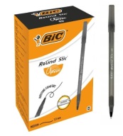 BIC ROUND tradičné guľôčkové pero, čierne, 1 ks