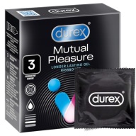 DUREX MUTUAL kondómy 3 ks na oddialenie ejakulácie so super sexy bradavkami