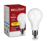 Nízkonapäťová LED žiarovka 12W 12/24/48V AC/DC E27 4000K Camper Basement