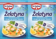 DR. Oetker Univerzálna želatína 2 x 20 g
