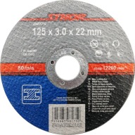 REZNÝ KOTÚČ NA KOV 125x3,0x22MM STHOR 08175