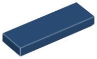 LEGO TILE 63864 TILE 1x3 tmavomodrá NOVINKA (1g)