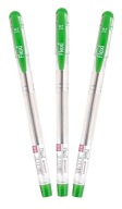 Guľôčkové pero 0,7 mm zelené PENMATE FLEXI 3 ks.