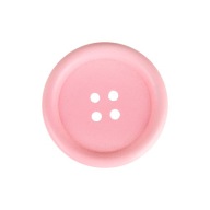 1ks drevený gombík 40mm, 4cm, svetloružový