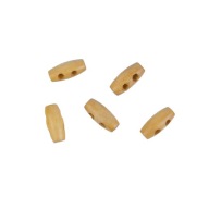 5ks mini gombíky, špendlíky 15mm, hnedé špendlíky