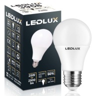 LED žiarovka E27 25W = 170W SMD 6000K studená Premium LEDLUX nebliká