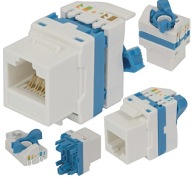 SOCKET KEYSTONE RJ45 MODUL BEZ NÁSTROJA KAT.6