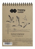 ŠPIRÁLOVÝ SKICNÍK A6/80K - VTÁČKY HAPPY COLOR