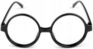 Okuliare Black Wizard Harry okrúhle Nerd