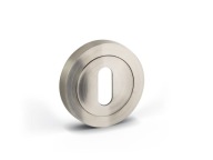 Okrúhla doska kľučky KEY brúsený nikel