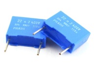 KONDENZÁTOR 22nF / 400V polypropylén MKP - PILKOR - 2 KS