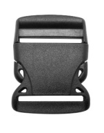 Spona 50mm Spona Plastová západka 5ks Čierna