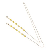 Retiazka na okuliare 70 cm, zlatý PENDANT M3W12