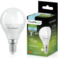 LED žiarovka E14 Ball P40 10W = 75W 1055lm 6500K Cold CCD 180° LUMILED