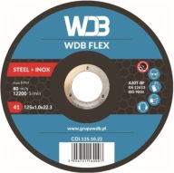 INOX OCELOVÉ KOVOVÉ REZNÉ KOTÚČE 180×2 WDB FLEX