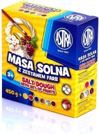 Astra SOĽNÁ PASTA 450 g + DEKORATÍVNE FARBY 6 kusov