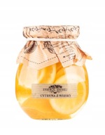 Citrón v sirupe s whisky ako darček 260ml