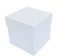 Exploding Box, matná biela, základňa GoatBox