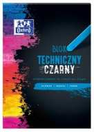 Technická podložka Oxford A4, 10 listov, čierna
