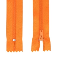 ŠPIRÁLOVÝ Zips #3 TENKÝ - 18 CM - ORANŽOVÝ