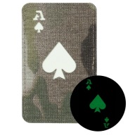 ACE OF SPADES AKO PIK LASEROVÝ REZANÝ ZÁPLATA M-TAC MULTICAM MULTICAM