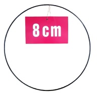 ČIERNY krúžok/ráfik pre lapače snov a makramé 8 cm