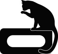 NÁLEPKA na trojkontaktný SWITCH Cat Kitten do obývačky