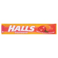 1x 45g HALLS Fruitwave Broskyňa Malina