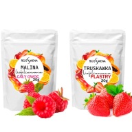 Mrazom sušené celé maliny + plátky jahôd 40g