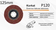 Lamelový kotúčový brúsny kotúč 125mm P120