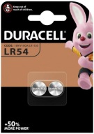 2x DURACELL ALKALICKÉ BATÉRIE LR54 LR1130 1,5V