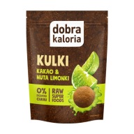 Zdravé rýchle občerstvenie Power Balls Kakao Limetka Bez cukru Dobrá kalória