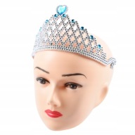 STRIEBORNÁ QUEEN'S DIADEM TIARA ČELENKA KRÁĽOVSKÁ KORUNKA RÔZNE FARBY