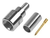 Konektor FME 50 Ohm nalisovaný na kábel RG-58