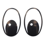 OČIA ELIPSA ČIERNO-BIELA ​​66x42 mm