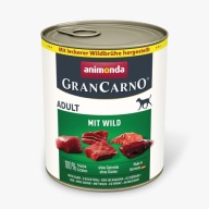 ANIMONDA GranCarno Adult Game Mokré krmivo pre psov, plechovka, 400g