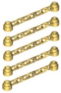 LEGO Gold Chain Short 5L (92338/6323688) x5
