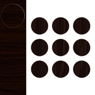Samolepiace čiapky na nábytok s akrylovým lepidlom, farba Wenge, priemer 20 mm, 9 ks.